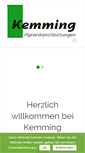 Mobile Screenshot of kemming.de